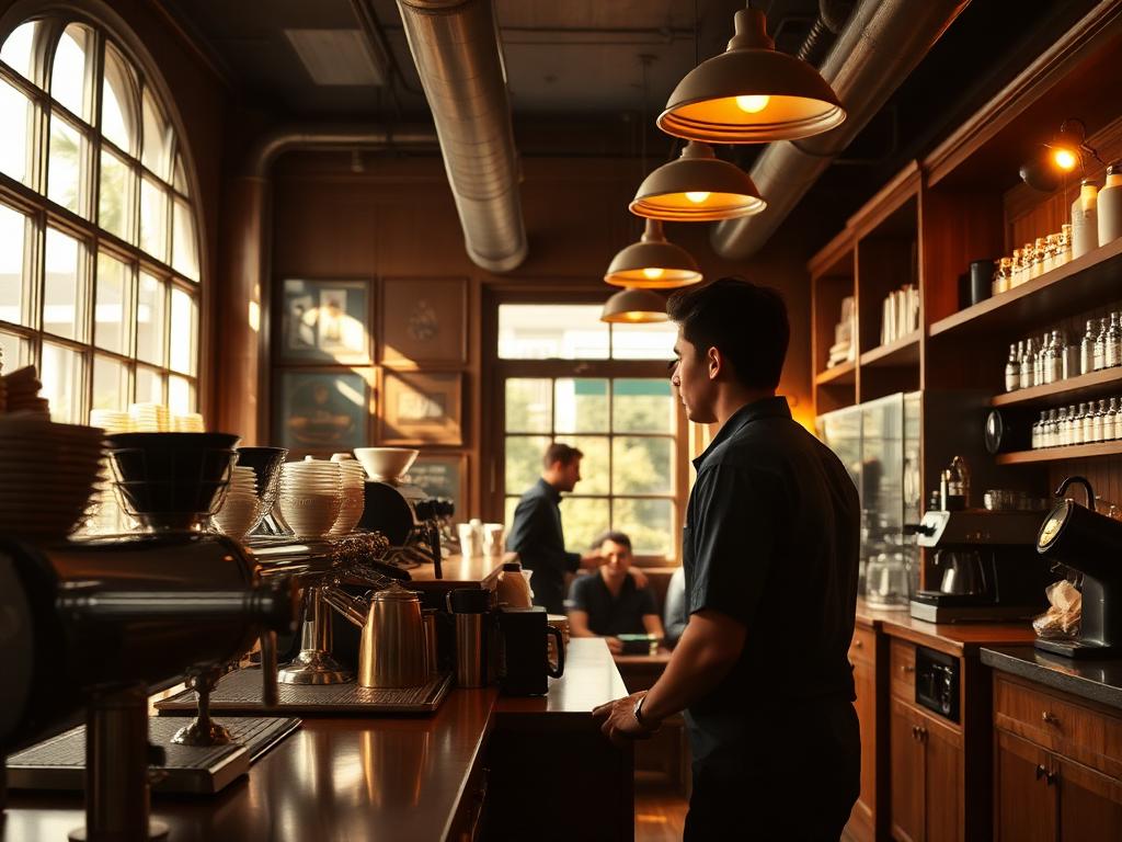 Kopi Lintang restaurant ambiance